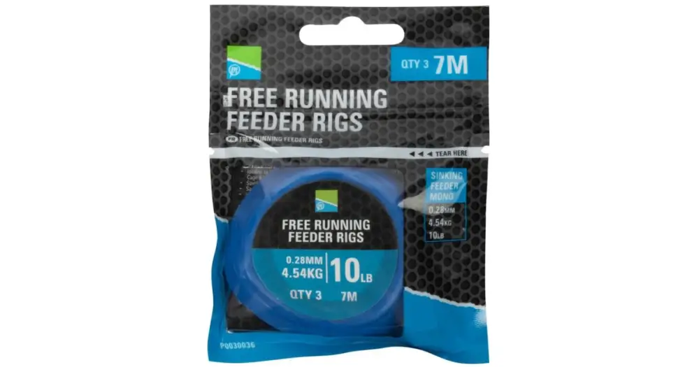 Preston Innovations Návazec Free Running Feeder Rigs 0,28 mm 4,54 kg 7 m Originální