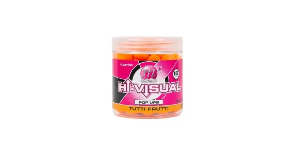 Kup Teď Mainline Plovoucí Boilie High Visual Pop-ups Tutti Frutti 15 mm 50 ks