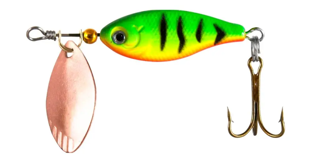 Akce Wizard Chub Spinner Zelený Tiger 4 cm 8 g