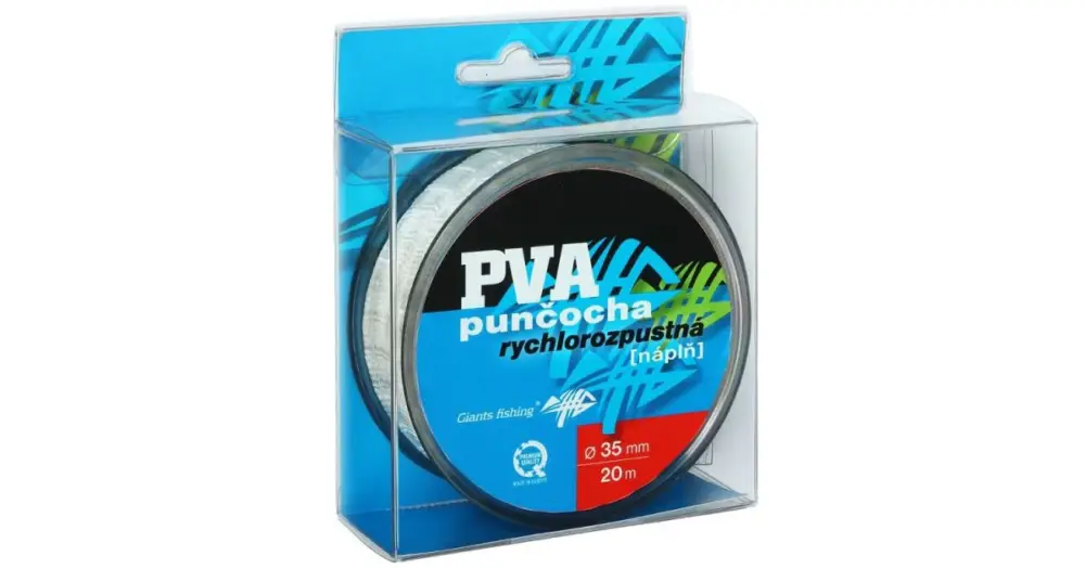 Super Cena Giants Fishing PVA Náhradní Punčocha Mesh Fast Melt Refill 20 m - 35 mm