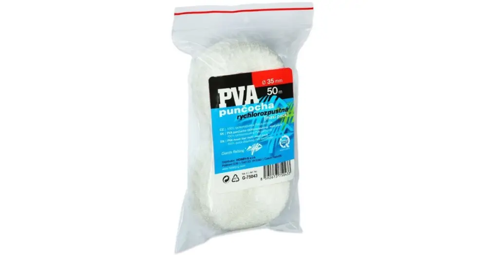Giants Fishing PVA Náhradní Punčocha Mesh Fast Melt Refill Maxi Pack 50 m - 35 mm Nejlepší Volba