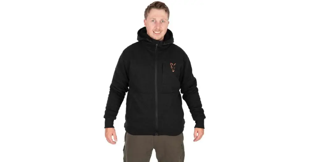 Fox Bunda Collection Sherpa Jacket Black Orange - S Cenově Výhodný
