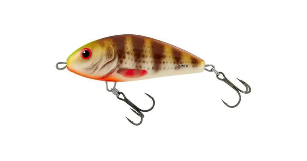 Nejlepší Cena Salmo Wobler Fatso Floating Spotted Brown Perch