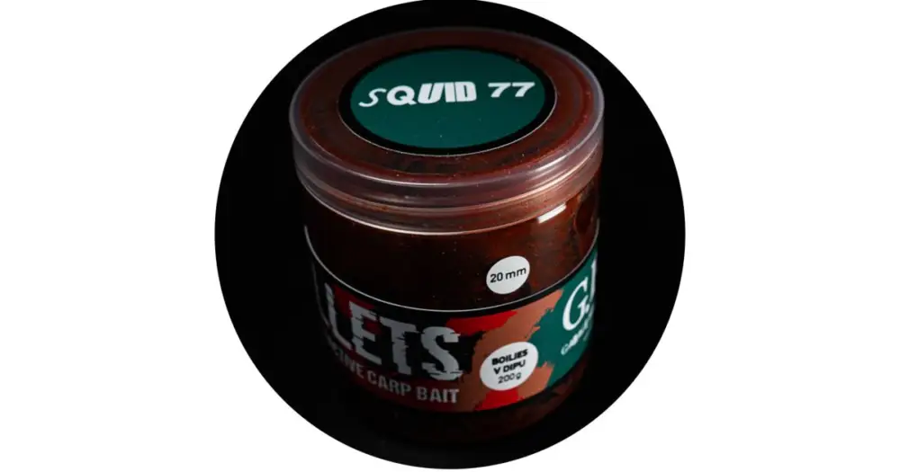 G.B.U. Dipované Boilies Bullets Squid 77 200 g - 20 mm Expresní Doručení