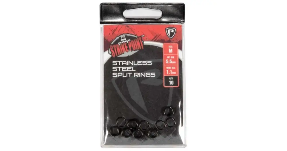 Nejprodávanější Fox Rage Kroužky Strike Point Stainless Steel Split Ring - Small