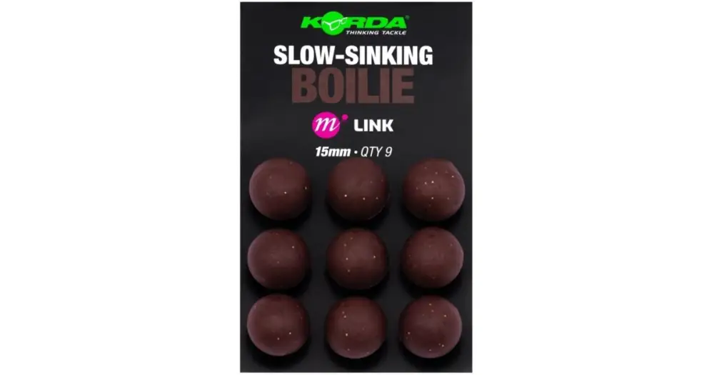 Nejprodávanější Korda Plastic Wafter Slow-Sinking Boilie Link - 15 mm 9 ks