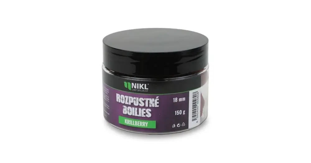 Nikl Rozpustné Boilies Krill Berry 150 g - 14 mm Nejprodávanější