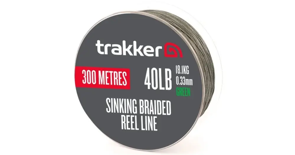 Omezená Nabídka Trakker Kmenová Šňůra Sinking Braid Reel Line 300 m - 0,33 mm 18,1 kg 40 lb