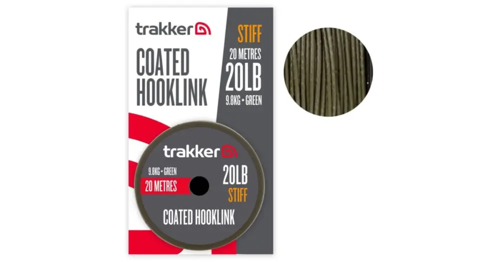 Akční Nabídka Trakker Návazcová Šňůra Stiff Coated Hooklink 20 m - 20 lb 9,8 kg