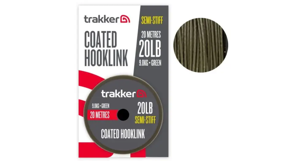 Trakker Návazcová Šňůra Semi Stiff Coated Hooklink 20 m - 20 lb 9,8 kg Sezónní Sleva