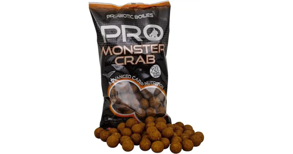 Starbaits Boilie Probiotic Monster Crab - 800 g 20 mm Nová Kolekce