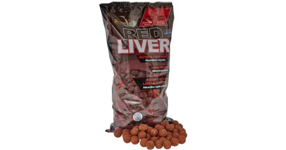 Jen Po Omezenou Doba Starbaits Boilie Red Liver - 2 kg 20 mm