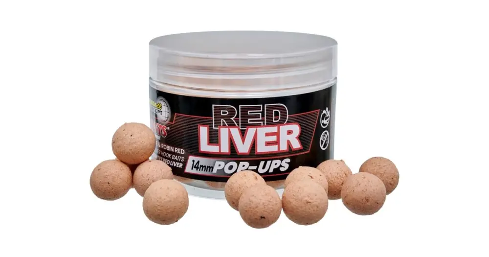 Starbaits Plovoucí Boilie Red Liver 50 g Cenová Bomba