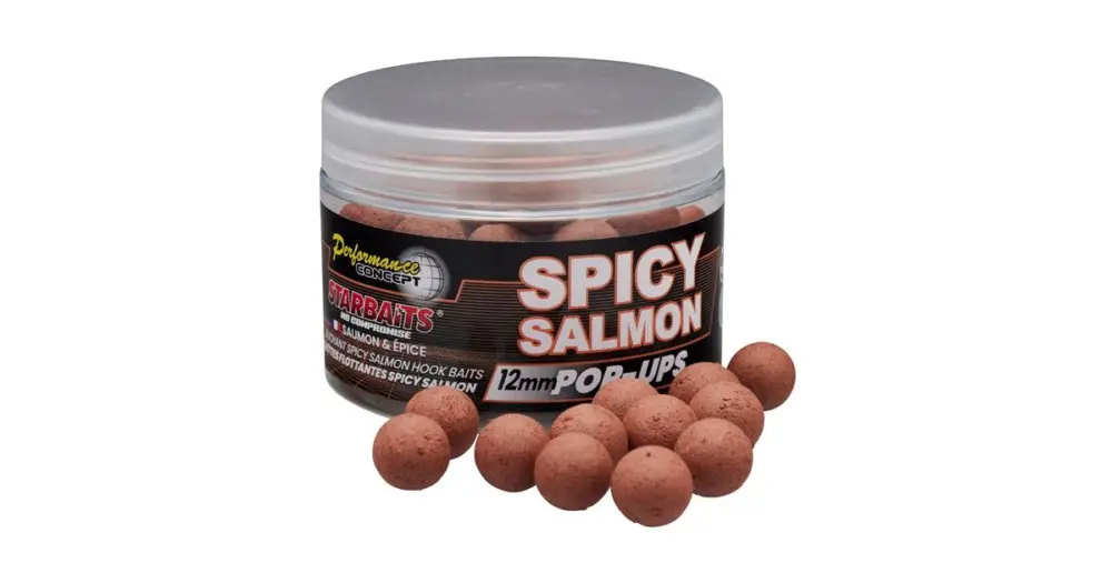 Starbaits Plovoucí Boilie Pop Up Spicy Salmon 50 g -16 mm Nejprodávanější
