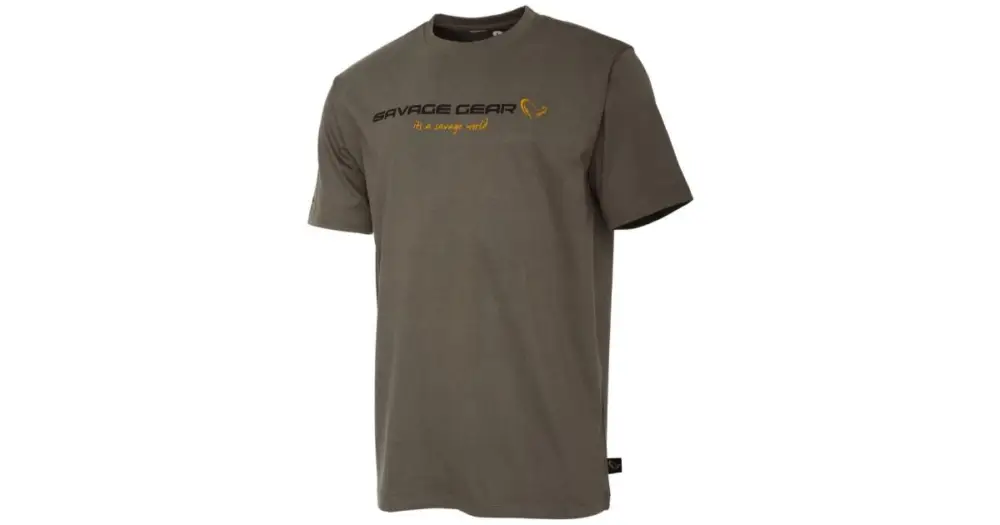 Super Cena Savage Gear Tričko SG4 Logo T-Shirt Loden Green