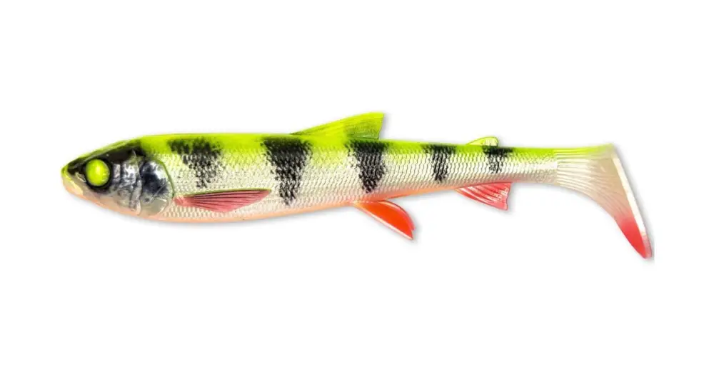 Savage Gear Gumová Nástraha 3D Whitefish Shad Lemon Tiger - 20 cm 62 g Ověřený