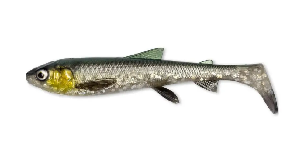 Savage Gear Gumová Nástraha 3D Whitefish Shad Green Silver Jen Po Omezenou Doba