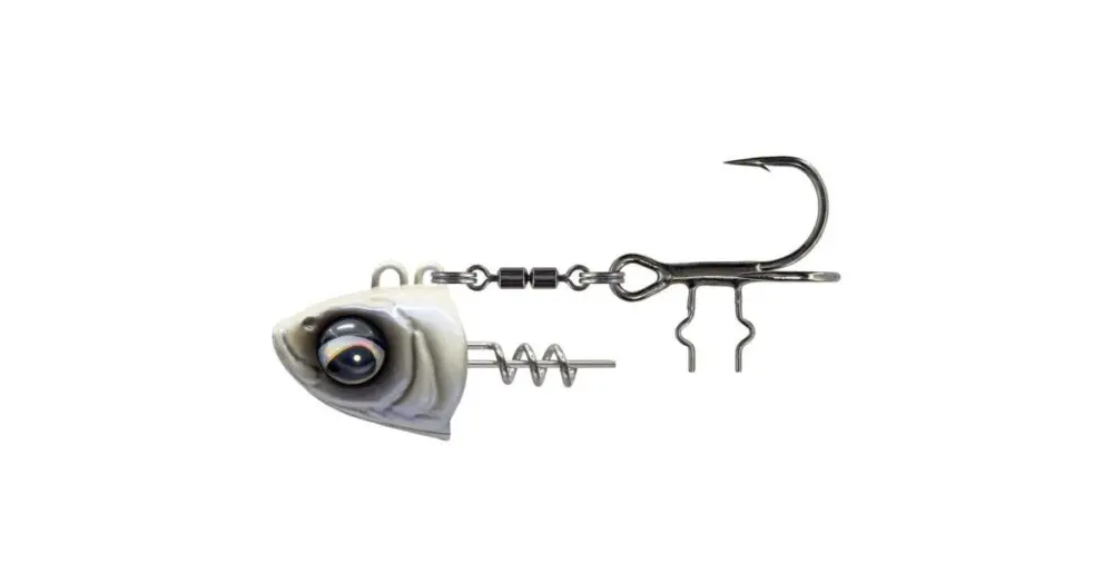 Oblíbený Savage Gear Monster Vertical Heads Pearl White - 40 g #1