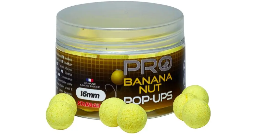 Starbaits Plovoucí Boilie Pop Up Pro Banana Nut 50 g - 16 mm Rychlé Dodání