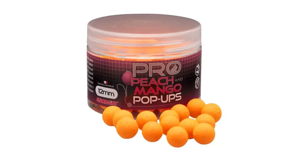 Vysoce Kvalitní Starbaits Pop Up Pro Peach & Mango 50 g - 12 mm