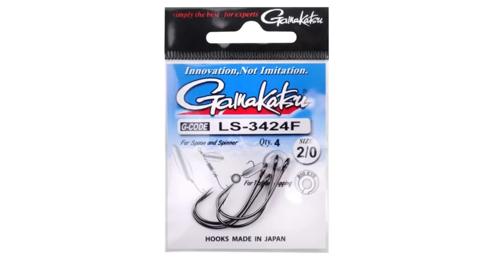 Gamakatsu Háčky LS-3424F New Label Hooks Black Poslední Šance