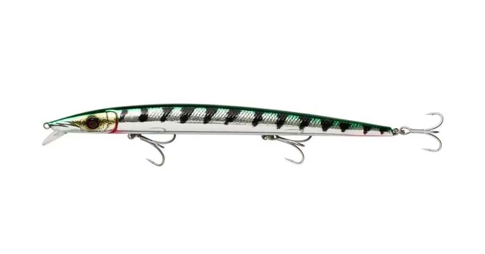 Savage Gear Wobler Barra Jerk Sinking Green Barracuda - 19 cm 29 g Super Cena