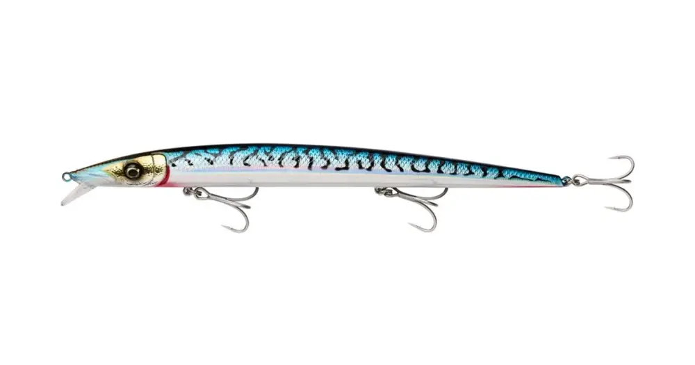 Savage Gear Wobler Barra Jerk Slow Sinking Blue Mackerel 21 cm 38 g Sleva