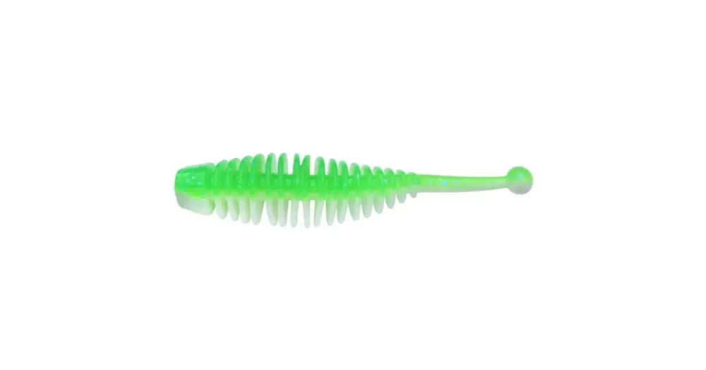 Časově Omezené Berkley Gumová Nástraha PowerBait Power Naiad Spring Green White - 5 cm 10 ks