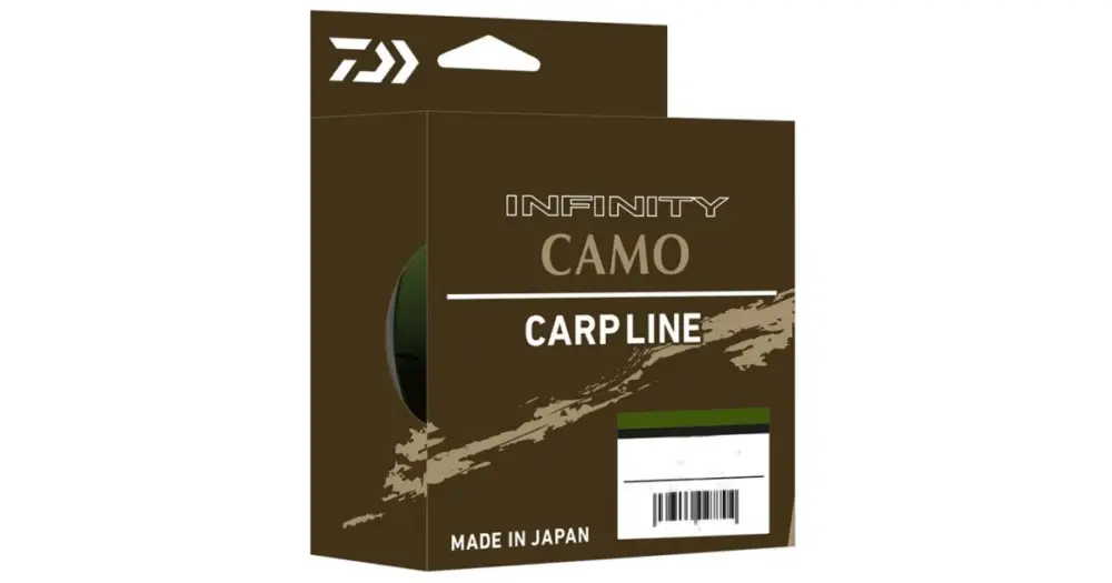 Daiwa Vlasec Infinity Camo Green Camo-Průměr 0,34 mm / Nosnost 9,2 kg / Návin 1050 m Nakupujte Hned
