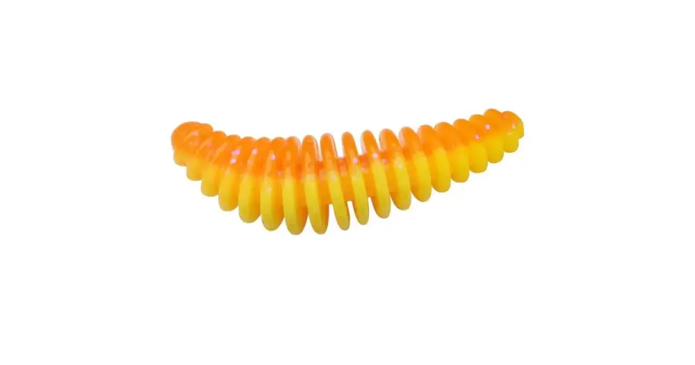 Berkley Gumová Nástraha PowerBait Power Pupa Fluo Orange Sunshine Yellow - 3,5 cm 10 ks Novinka
