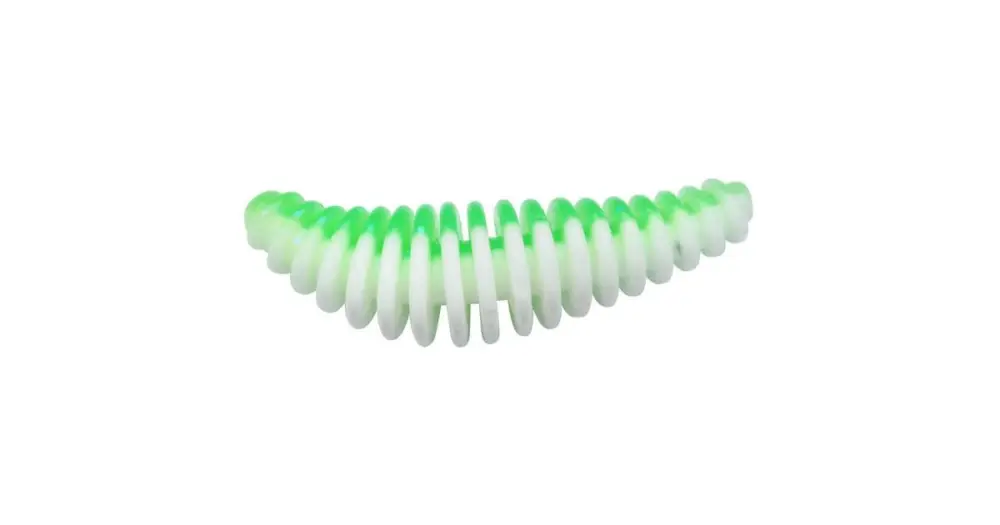 Berkley Gumová Nástraha PowerBait Power Pupa Spring Green White - 3,5 cm 10 ks Jen Po Omezenou Doba