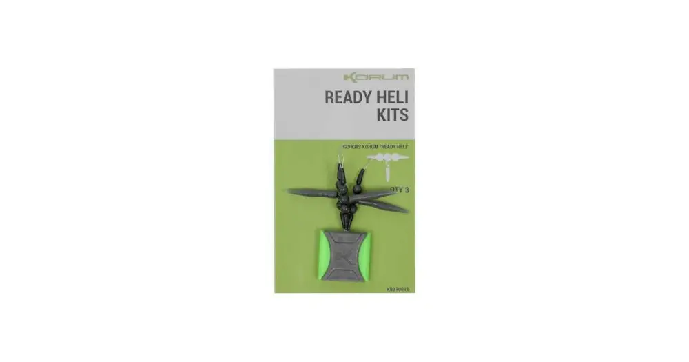 Korum Montáž Ready Heli Kits 3 ks Originální