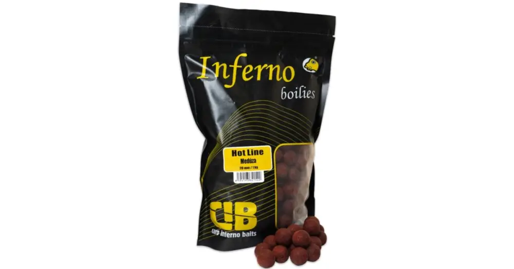 Zlevněný Carp Inferno Boilies Hot Line Medůza - 250 g 20 mm