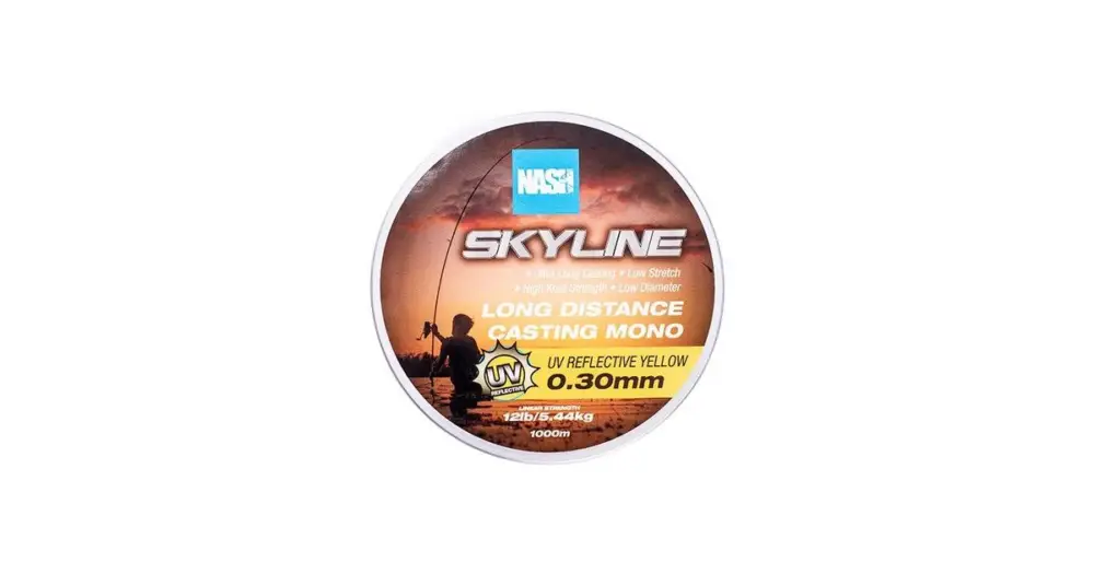 Omezená Nabídka Nash Vlasec Skyline Mono UV Yellow 1000 m - 0,30 mm 5,44 kg