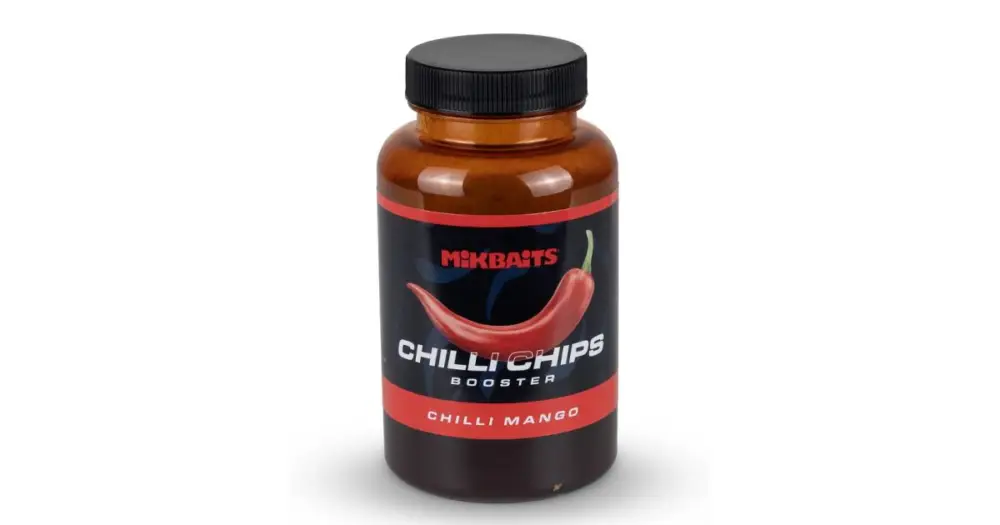 Mikbaits Chilli Chips Booster Chilli Mango 250 ml Zlevněný