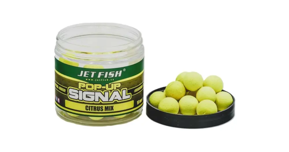 Cenově Výhodný Jet Fish Plovoucí Boilie Signal Pop Up Citrus Mix - 60 g 16 mm