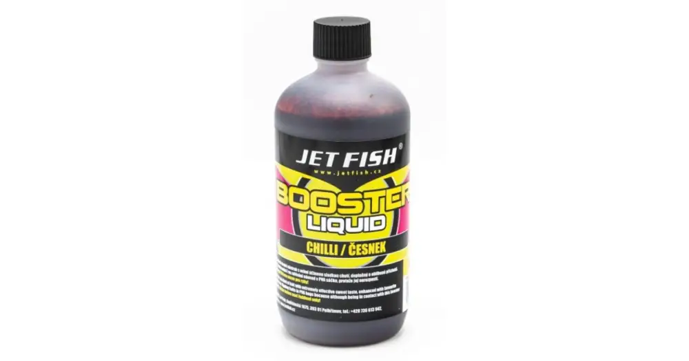 Sleva Jet Fish Booster Liquid 500ml Chilli Česnek