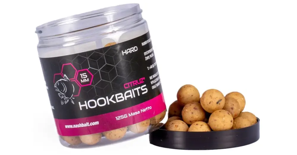 Nash Tvrzené Boilie Hard Hookbaits Citruz Horká Nabídka