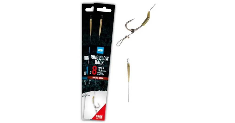 Nash Návazec Tube Blow Back Rig Barbed - Velikost Háčku 4 Pouze Dnes