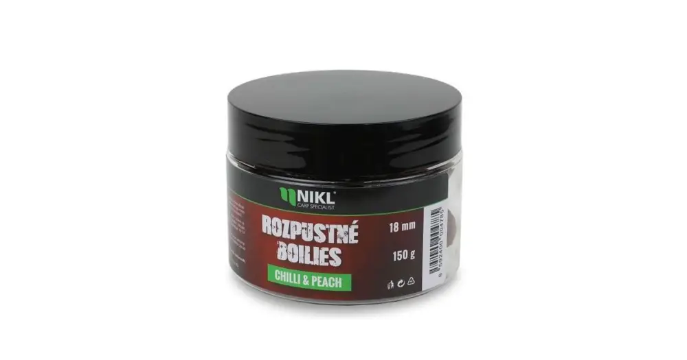 Nikl Rozpustné Boilies Chilli & Peach 150 g - 24 mm Nízká Cena