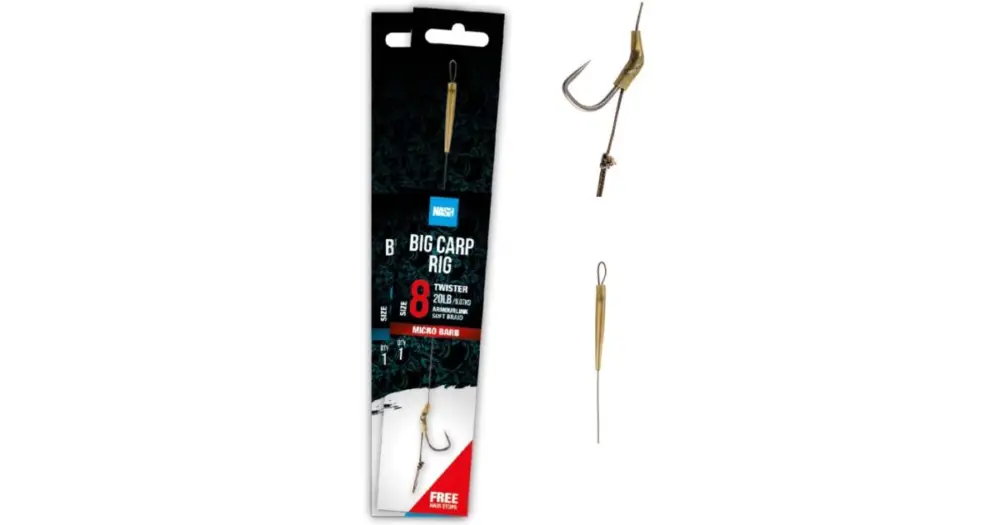 Jen Po Omezenou Doba Nash Návazec Big Carp Rig Barbed - Velikost Háčku 8