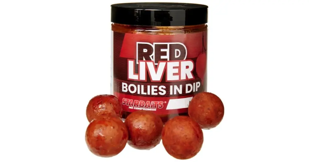 Starbaits Boilies In Dip Concept Red Liver 150 g - 24 mm Ověřený