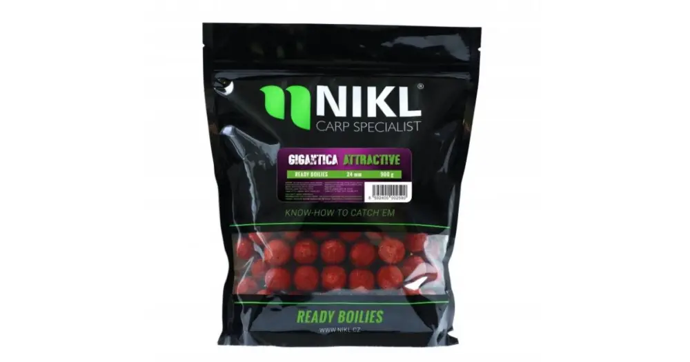 Nikl Hotové Boilie Attractive Gigantica - 2,7 kg 20 mm Omezená Nabídka