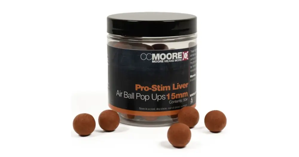 CC Moore Plovoucí Boilie Pro-Stim Liver Air Ball Pop Ups - 15 mm 50 ks Kup Teď