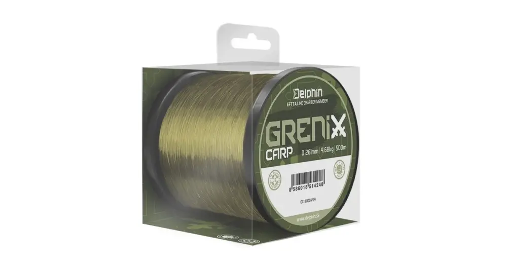 Delphin Vlasec Grenix Carp 1000 m - Průměr 0,261 mm Hmotnost 4,68 kg Víkendová Akce