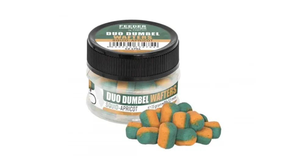 Dokud Zásoby Vydrží Carp Zoom Duo Dumbels Wafters 8x12 mm 15 g - Oliheň Meruňka