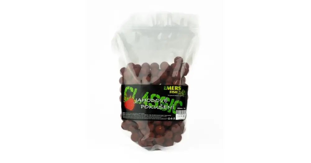Emersfish Classic Boilie Jahodové Pokušení - 1 kg 20 mm Doprava Zdarma