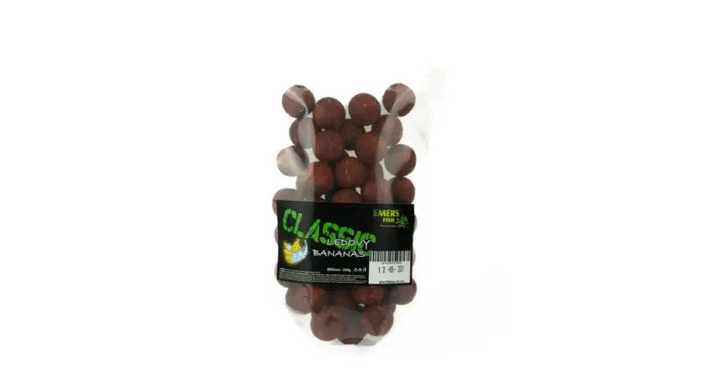 Emersfish Classic Boilie Ledový Bananas - 250 g 24 mm Hit Sezóny