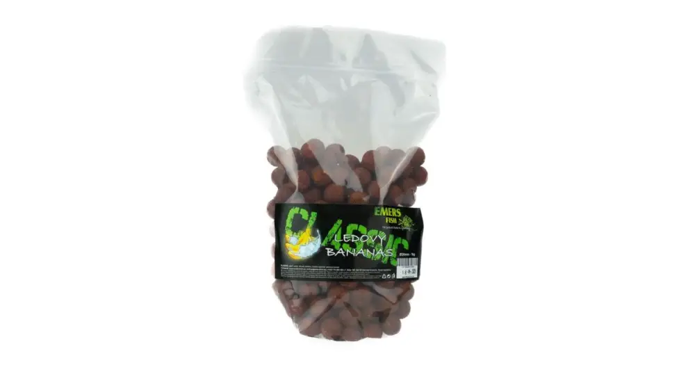 Emersfish Classic Boilie Ledový Bananas - 1 kg 24 mm Autentický