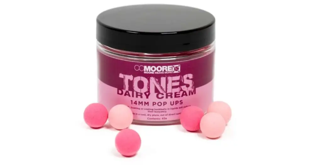Časově Omezené CC Moore Plovoucí Boilie Tones Dairy Cream Pop Ups